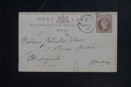 ROYAUME UNI - Entier Postal Réponse De Epsom En 1896 - L 153140 - Stamped Stationery, Airletters & Aerogrammes