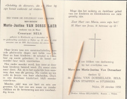 Kieldrecht, Nijlen, Maria Van Dorsselaer, Sels - Images Religieuses