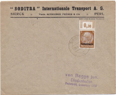 37337# HINDENBURG LOTHRINGEN LETTRE Obl SIERCK B 29 Avril 1941 MOSELLE THIONVILLE - Lettres & Documents