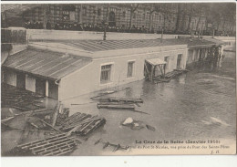 PARIS   Inondations 1910  Octroi Du Port St Nicolas - Inondations De 1910