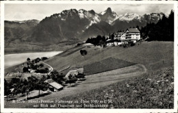 CPA Thun Kanton Bern Schweiz, Hotel-Pension Haltenegg, Thunersee, Stockhornkette - Autres & Non Classés