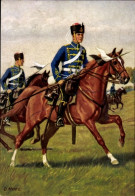 Artiste CPA Merté, Oskar, Husaren-Regiment Roi Wilhelm I., Rheinisches Nr. 7 - Autres & Non Classés