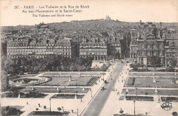 75-PARIS LES TUILERIES ET LA RUE DE RIVOLI-N°4237-C/0007 - Autres & Non Classés