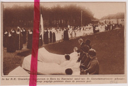 Horn Bij Roermond - Processie H. Sacrament - Orig. Knipsel Coupure Tijdschrift Magazine - 1926 - Unclassified