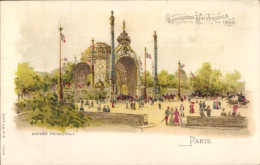 Lithographie Paris, Exposition Universelle 1900, Entree Principale - Autres & Non Classés
