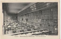 PARIS   Bibliothèque Nationale - Salle Des Manuscrits - Andere Monumenten, Gebouwen
