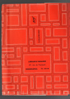 Casablanca (Maroc) Couvre Livre  LIBRAIRIE FARRAIRE (M6528) - Publicités