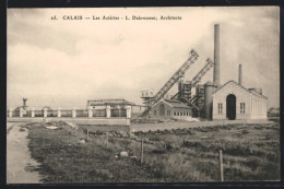 CPA Calais, Les Aciéries, L. Debrouwer, Architecte  - Calais