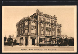 CPA Verdun, Hôtel Terminus (En Face De La Gare)  - Verdun