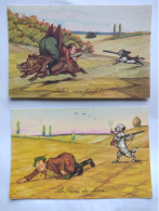 Illustrateur : Chasse, Chien  Chasseur , Fusil Sanglier - Zeitgenössisch (ab 1950)