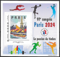 FRANCE BLOC FFAP N° 23 - 97e Congrès Paris 2024  - JO - FFAP