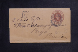 ROYAUME UNI - Entier Postal De Hull Pour La Russie En 1897 - L 153144 - Luftpost & Aerogramme