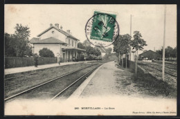 CPA Morvillars, La Gare  - Other & Unclassified