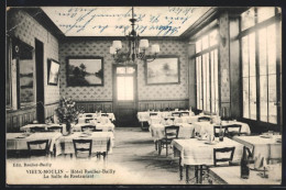 CPA Vieux-Moulin, Hôtel Reulier-Bially, La Salle De Restaurant  - Sonstige & Ohne Zuordnung