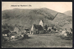 CPA Zillhardt, Vue Générale, Vue Générale Avec L'Église  - Autres & Non Classés