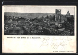AK Ilsfeld, Brandstätte Am 4. August 1904  - Disasters
