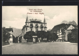 AK Füssen I. Bayr. Allgäu, Hotel Zum Hirsch Mit Nebenhaus  - Füssen