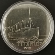 MEDAILLE 41mm LE TITANIC 1912 / LES GRANDS TRANSATLANTIQUES - Andere & Zonder Classificatie