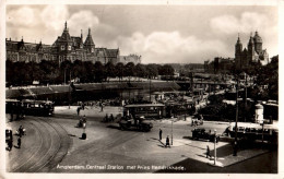 H2791 - Amsterdam Straßenszene Straßenbahn Tram Bus - Amsterdam