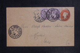ROYAUME UNI - Entier Postal De Birmingham Pour L'Italie En 1898 - L 153146 - Stamped Stationery, Airletters & Aerogrammes