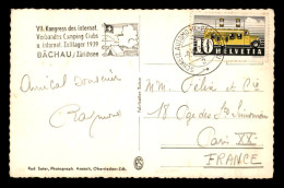 SUISSE - TIMBRE N°302 SEUL SUR LETTRE - VOYAGE LE 9.8.1939 - CACHET SCHWEIZ.AUTOMOBIL.POSTBUREAU - Marcophilie