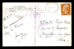MONACO - OBLITERATION MECANIQUE DU 28.8.1952 SUR TIMBRE N°366 - Marcofilie