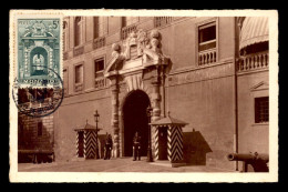 MONACO - CARTE MAXIMUM ENTREE DU PALAIS DU PRINCE AVEC TIMBRE 5 FRS N°260 - Maximumkaarten