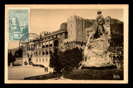 MONACO - CARTE MAXIMUM LE PALAIS DU PRINCE AVEC TIMBRE 50 CENT N°174 - Cartoline Maximum