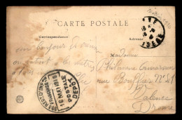 CACHET DU DEPOT DU 99E REGIMENT D'INFANTERIE SUR CARTE DE VIENNE (ISERE) - WW I