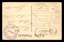 CACHET DE LA 25EME BATTERIE DU 7E REGIMENT D'ARTILLERIE A PIED - WW I