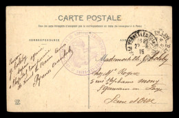 CACHET DU MEDECIN-CHEF DE L'HOPITAL TEMPORAIRE DE VERNET-LES-BAINS (PYRENNES-ORIENTALES) - 1. Weltkrieg 1914-1918
