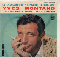 Disque De Yves Montand - La Chansonnette - Philips 432.701 - France 1961 - Disco, Pop
