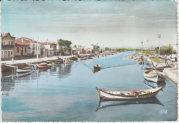 PALAVAS-LES-FLOTS (34) Le Canal En 1965  CPSM GF - Palavas Les Flots