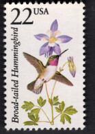 2039229890  1987 SCOTT 2289  (XX)  POSTFRIS  MINT NEVER HINGED  -  NORT AMERICAN WILDLIFE - HUMMINGBIRD - FAUNA - Unused Stamps
