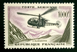 1959 FRANCE N 37 - POSTE AERIENNE L’ALOUETTE 1000f - NEUF** - 1927-1959 Ungebraucht