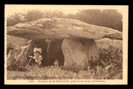 DOLMENS - PONT-AVEN - MENHIR DE ST-MAUDEZ  (FINISTERE) - Dolmen & Menhirs