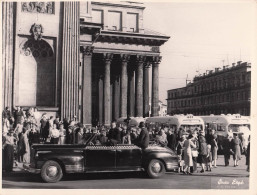 LENINGRAD URSS EN TAXI LORS D'UNE CROISIERE EN URSS EN 1955 A BORD DU M/S BATORY GRANDE PHOTO ORIGINALE 24 X 18 CM R1 - Lieux