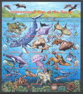Nations Unies NY 758/769 Ob 1 Jour TB Poisson , Monde Aquatique - Fishes