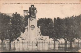 Chalons Sur Marne Monument Du Duc De La Rochefoucault - Châtillon-sur-Marne