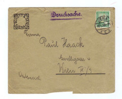 Deutschland, 1925, Briefkuvert Frankiert Mit 5Pf. "Rheinland", MiNr.372, Stempel München (13292E) - Buste