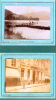 2 Photos Originales " 88 VOSGES - GERARDMER Le Lac " Et " Porche D'une Administration " Juin 1898 (2558)_PHOT128 - Lieux