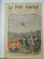 LE PETIT JOURNAL N°928 - 30 AOUT 1908 - AEROPLANE DE WILBUR WRIGHT AVIATION - PRISON MARITIME DE CHERBOURG - Le Petit Journal