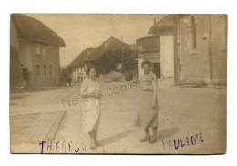 Carte Photo - Thorens Glieres 74 - Place De L'Eglise 1934 - Poids Public - Thorens-Glières