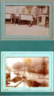 Photo Originale 88 VOSGES " SAINT DIE Brasserie " Et " La MEURTHE " Juin 1898 (2562)_PHOT135 - Lieux