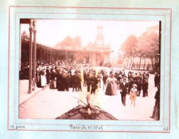 Photo Originale 88 VOSGES " VITTEL Le Parc " Juin 1898 (2563)_PHOT134 - Lieux