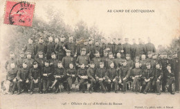 AU CAMP DE COËTQUIDAN - Officiers Du 10em D'artillerie De Rennes. - Regiments