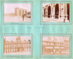 8 Photos Originales 51 MARNE " REIMS Dont Devanture Biscuits FOSSIER Et 7 Divers Reims AVRIL 1899 " _PHOT119a&b - Anciennes (Av. 1900)