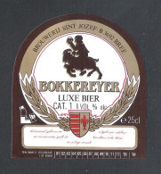 BROUWERIJ ST. JOZEF - BREE  - BOKKEREYER LUXE BIER - 25 CL  BIERETIKET  (BE 571) - Bière
