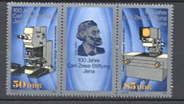 DDR  2862A  * *  TB  Le Triptyque   Carl Zeiss - Unused Stamps