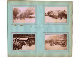 8 Photos Originales 75 PARIS " Tramway à NEUILLY Et 7 Autres PARIS Juin 1898 " _PHOT120a&b - Anciennes (Av. 1900)